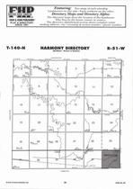 Harmony Township, Mapleton, Rush River, Directory Map, Cass County 2007